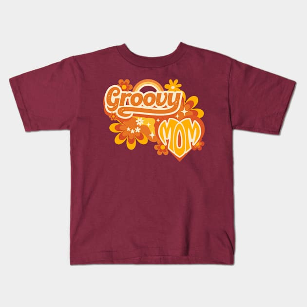 Groovy Mom Kids T-Shirt by soulfulprintss8